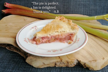 Quer Bake Rhubarb Strawberry Pie Tart Northern Irish Recipes Baking Testimonial Review